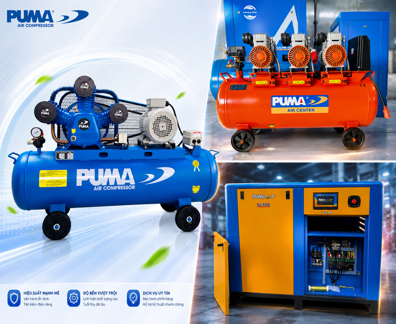 Cách Chọn Máy Nén Khí PUMA Phù Hợp Với Nhu Cầu Sử Dụng?