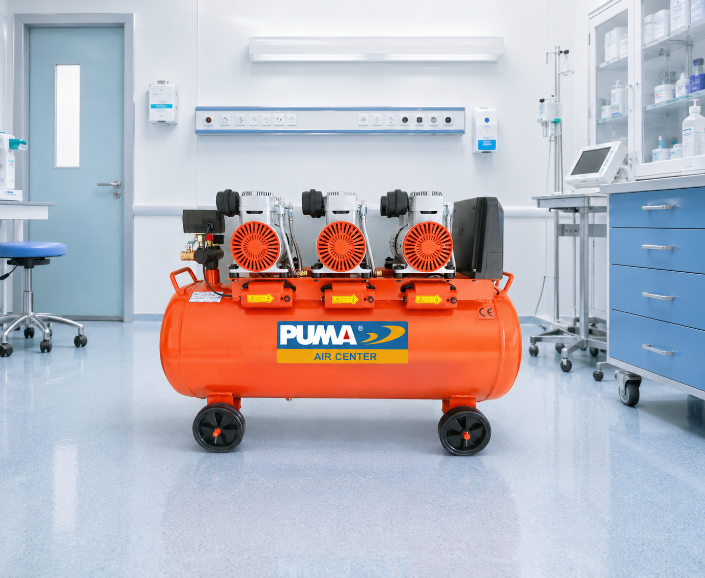 Máy nén khí không dầu 5HP – Giải pháp khí nén sạch cho sản xuất hiện đại